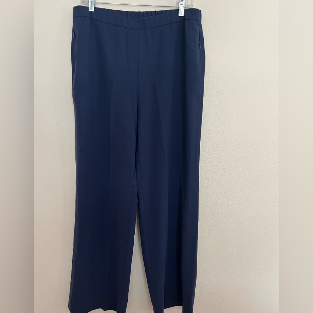 Chico’s elastic band navy blue pants